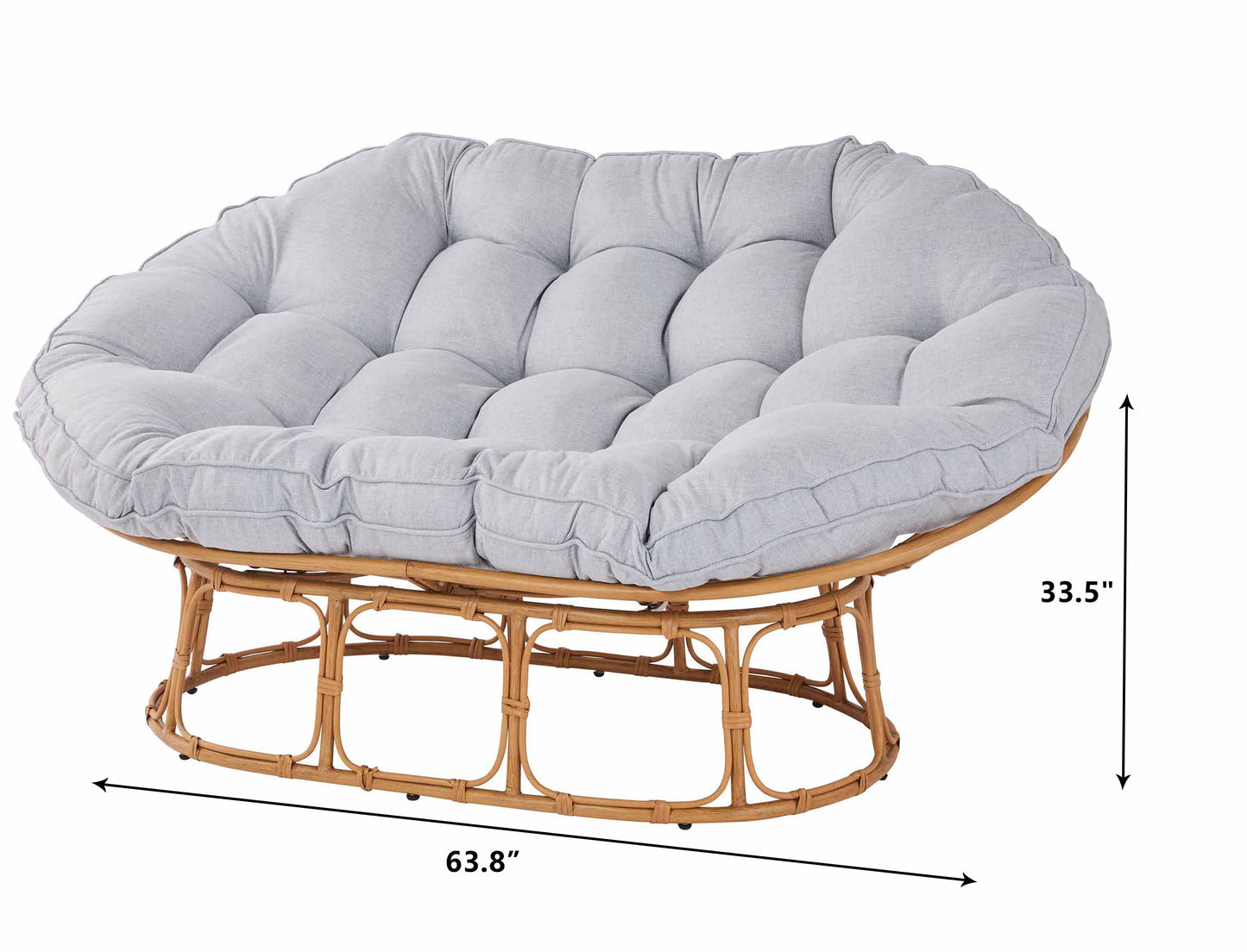 Must Have Luxury Style Living Double Papasan Chair