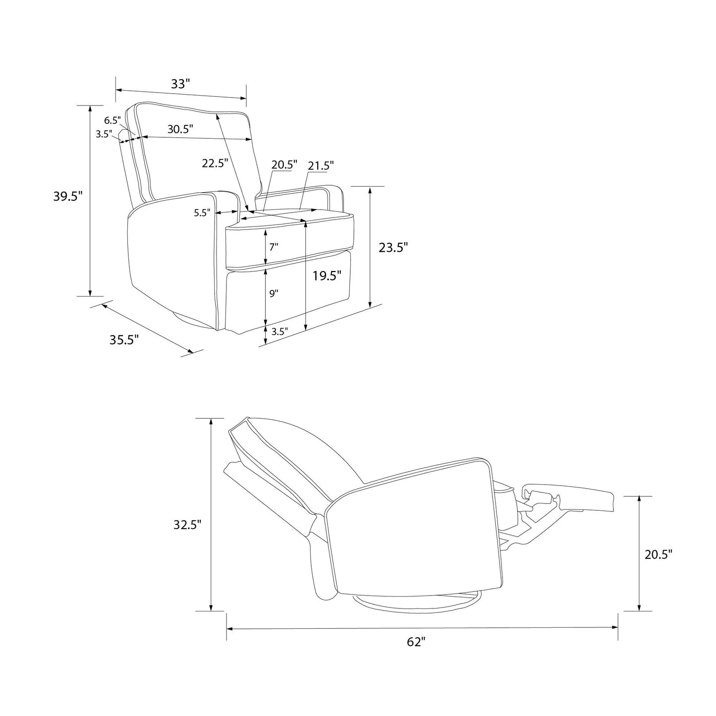 Versatile High-End Living Single Sofa