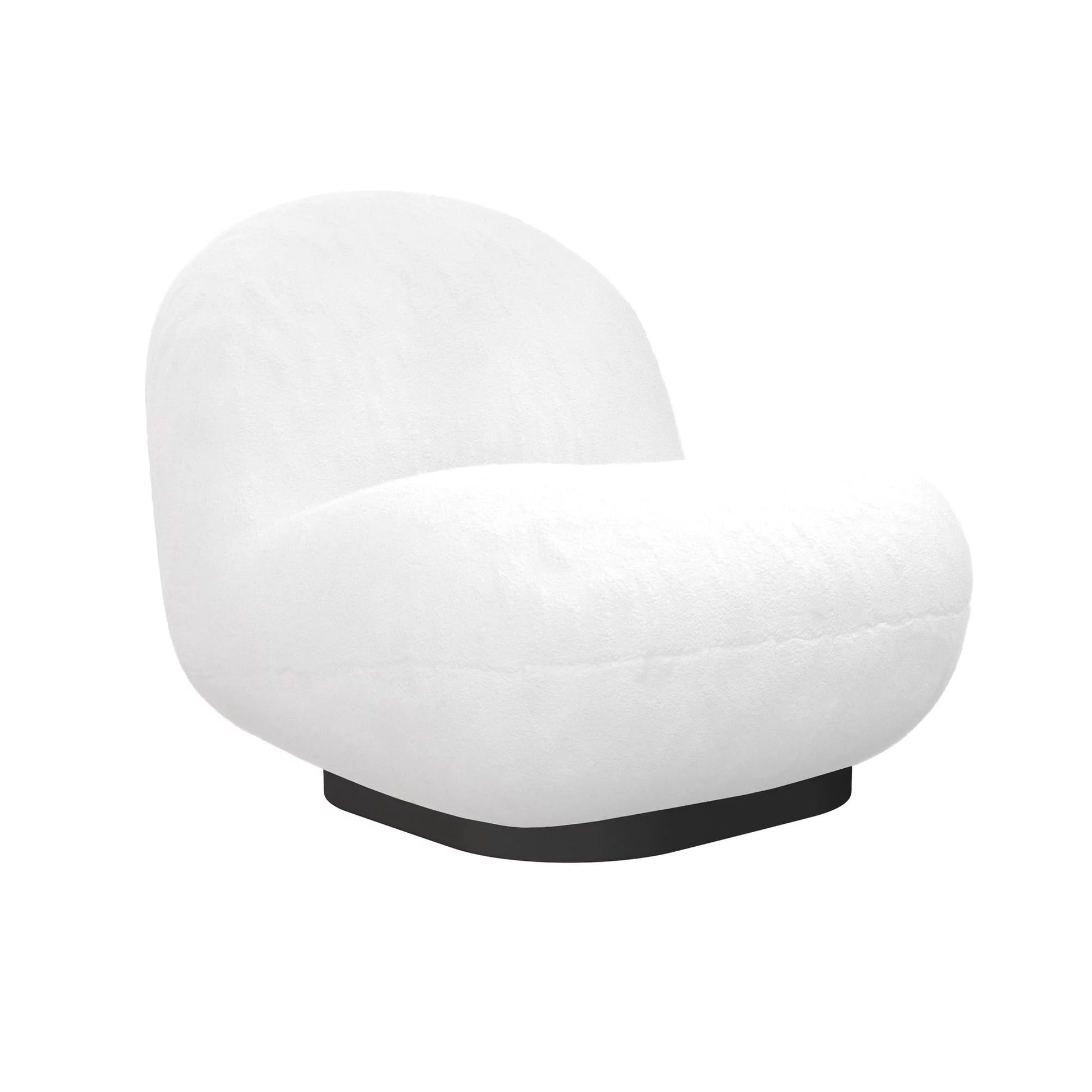 Minimalist Sophisticated Swivel Boucle Fabric Chair