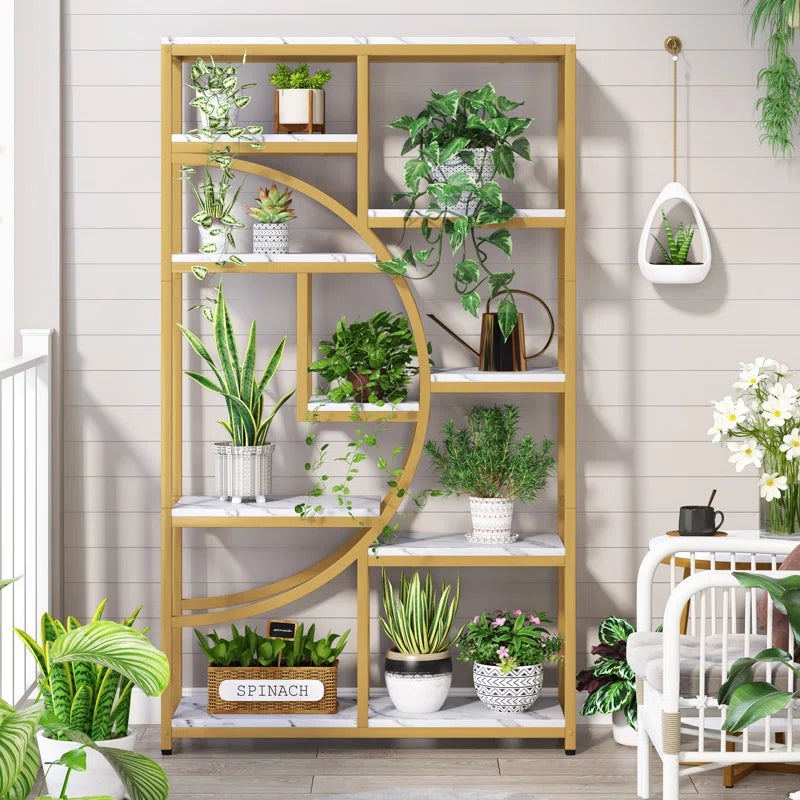 5-Tier Elegant Geometric Design Versatile Shelf