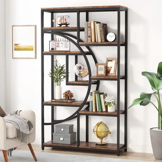 5-Tier Elegant Geometric Design Versatile Shelf