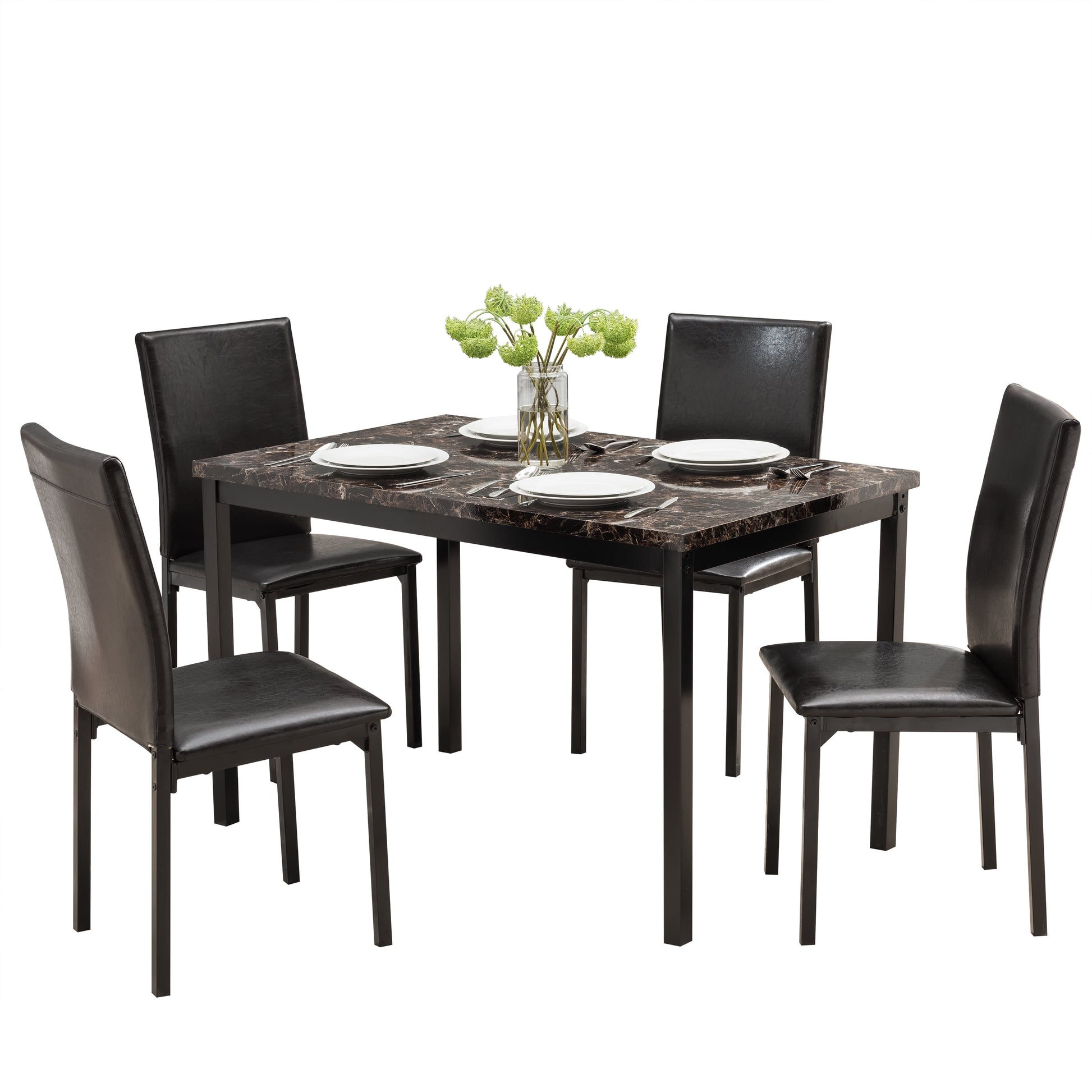 5-Piece High-End Dining Table Set