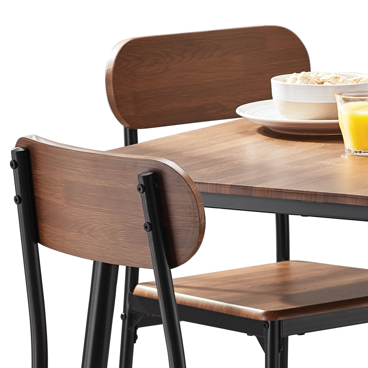 5-Piece Modern Wood Breakfast/Dining Room Set