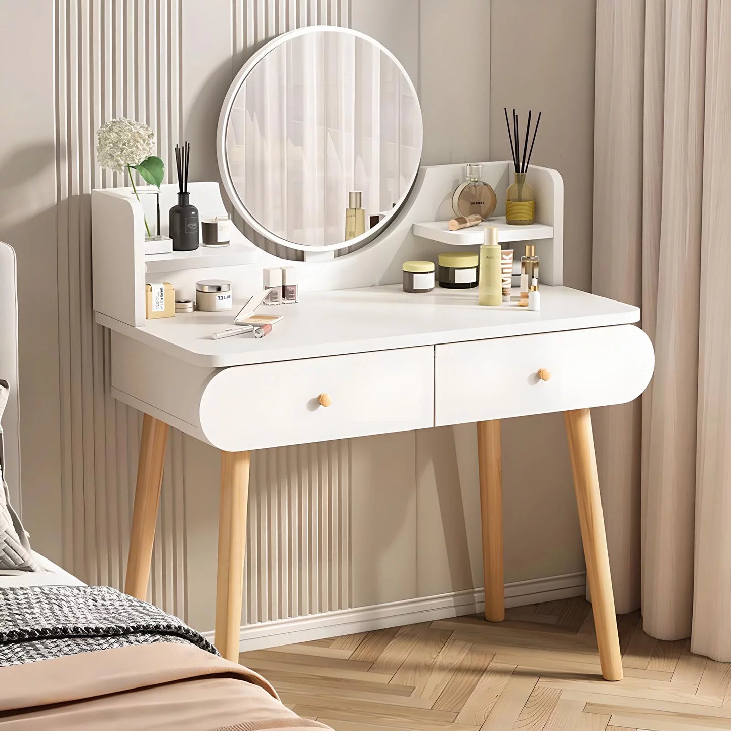 High Class Living Modern Vanity Desk Set