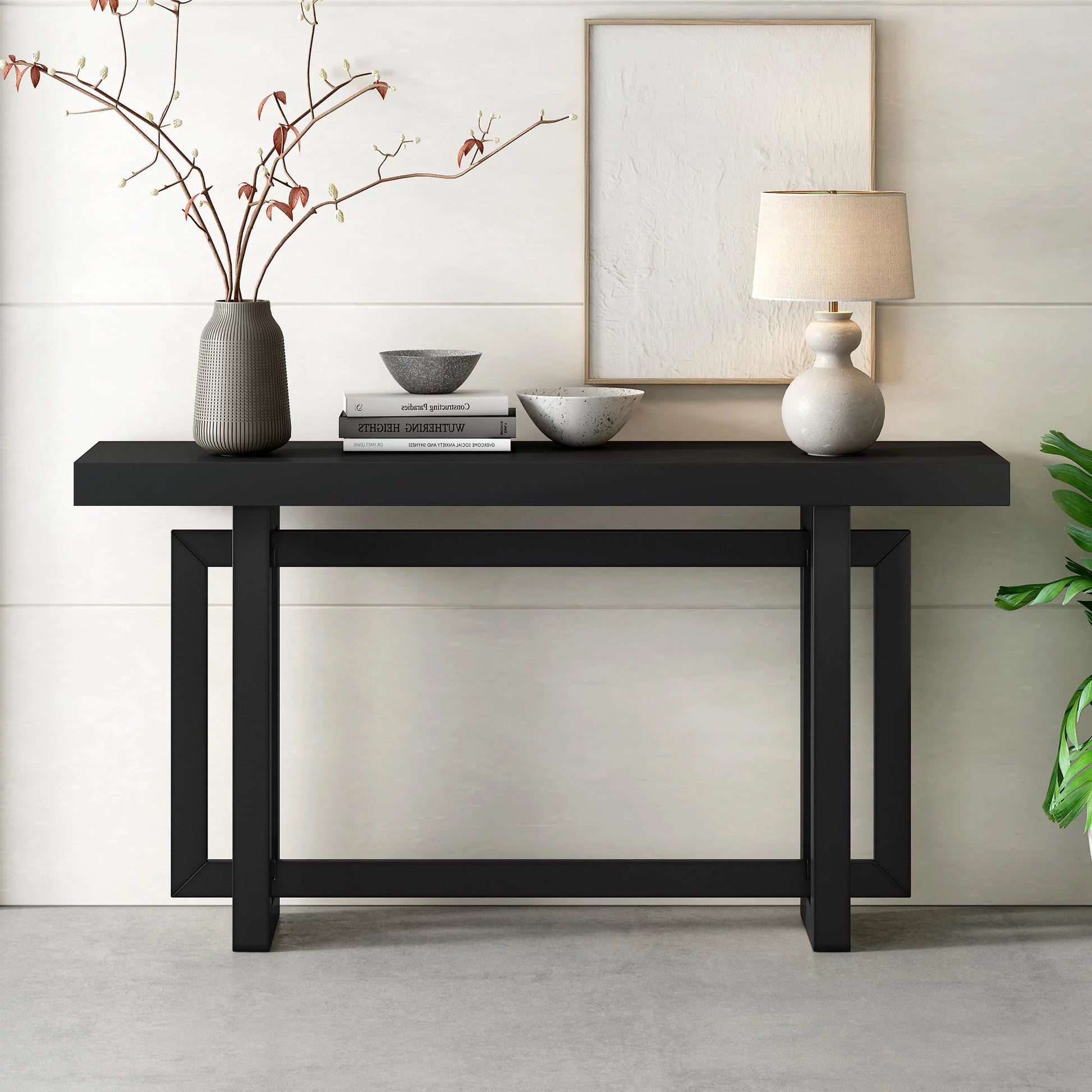 59" Luxury Style Modern Design Entry Table