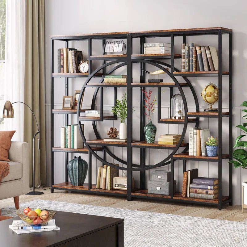 5-Tier Elegant Geometric Design Versatile Shelf