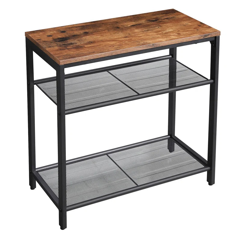 23" 3-Tier Minimalist Modern Slim End Table