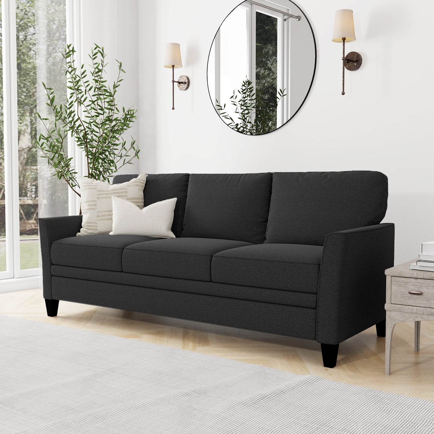 81" 3-Seat Classic Modern Stylish Sofa