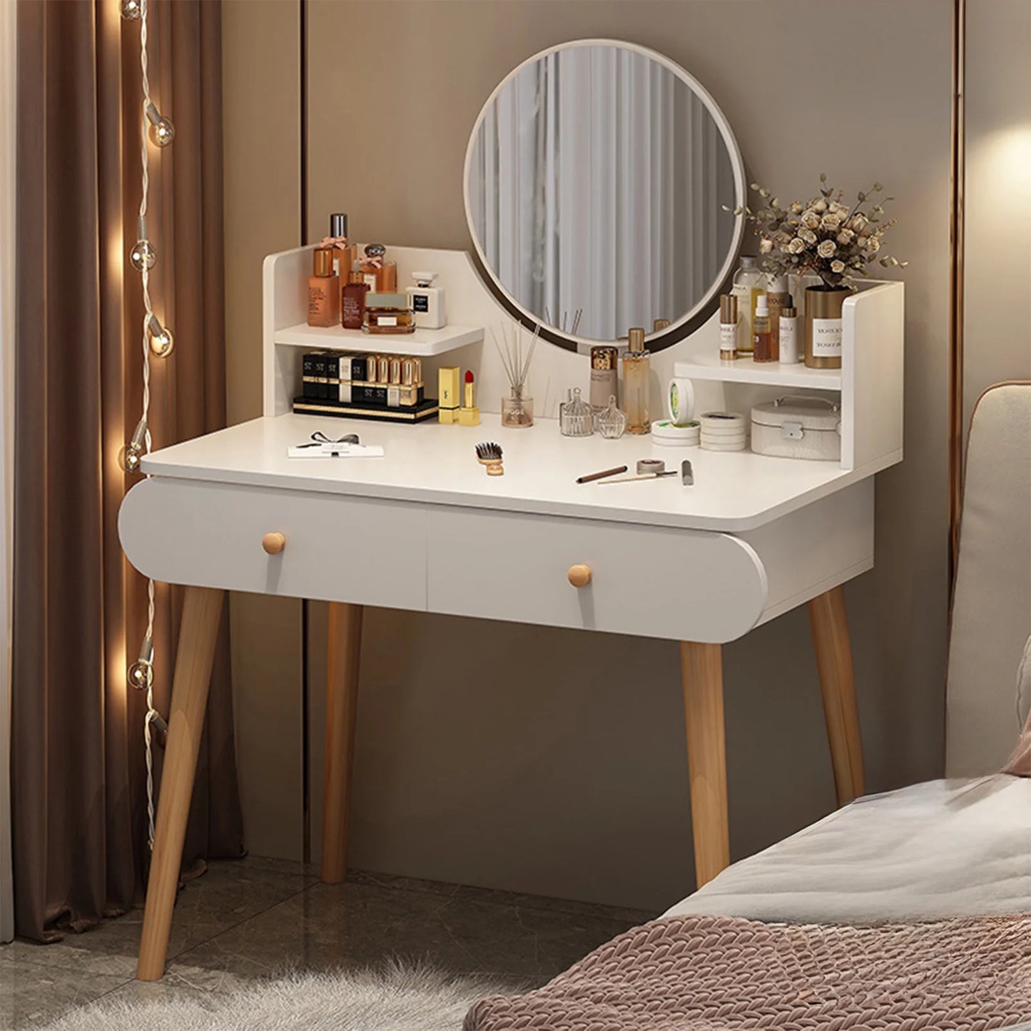 High Class Living Modern Vanity Desk Set