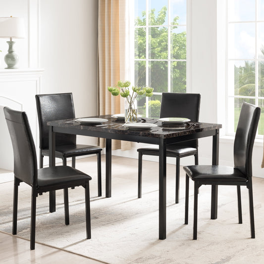 5-Piece High-End Dining Table Set