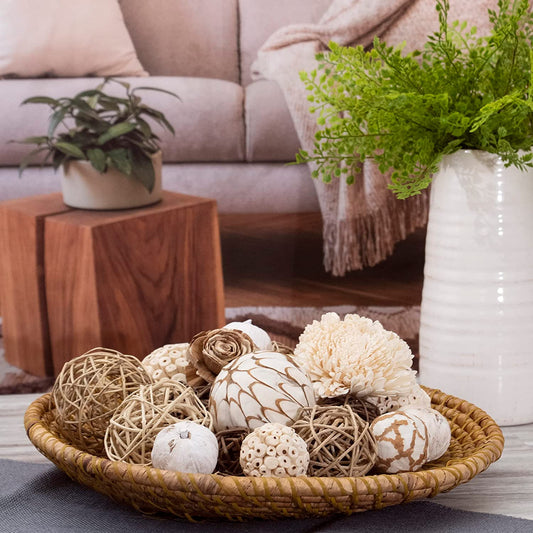 White & Cream Decorative Filler Decor Orbs