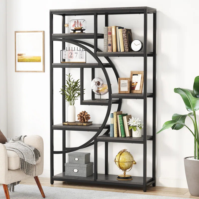 5-Tier Elegant Geometric Design Versatile Shelf