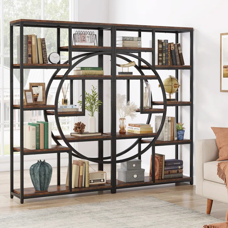 5-Tier Elegant Geometric Design Versatile Shelf