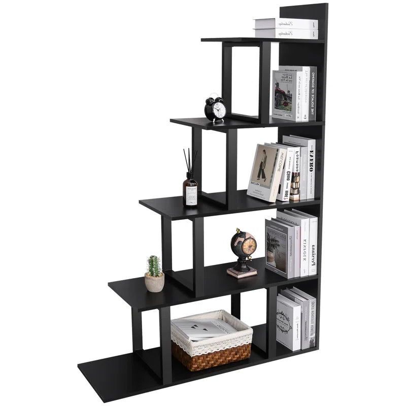 5-Tier Versatile Modern Ladder Style Display Stand