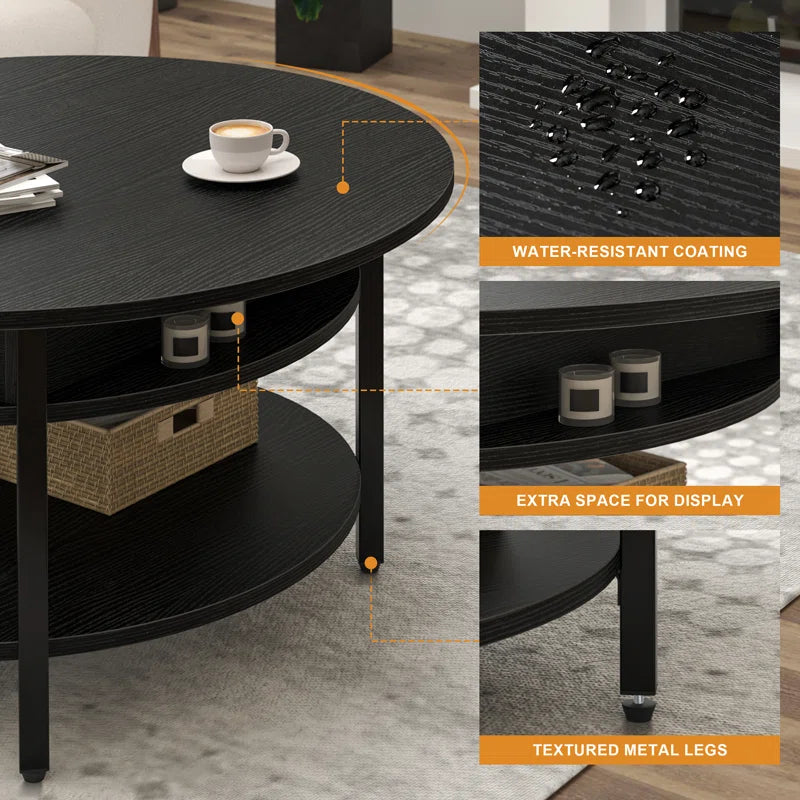 High-End Modern Design Center Piece Table w/ Storage