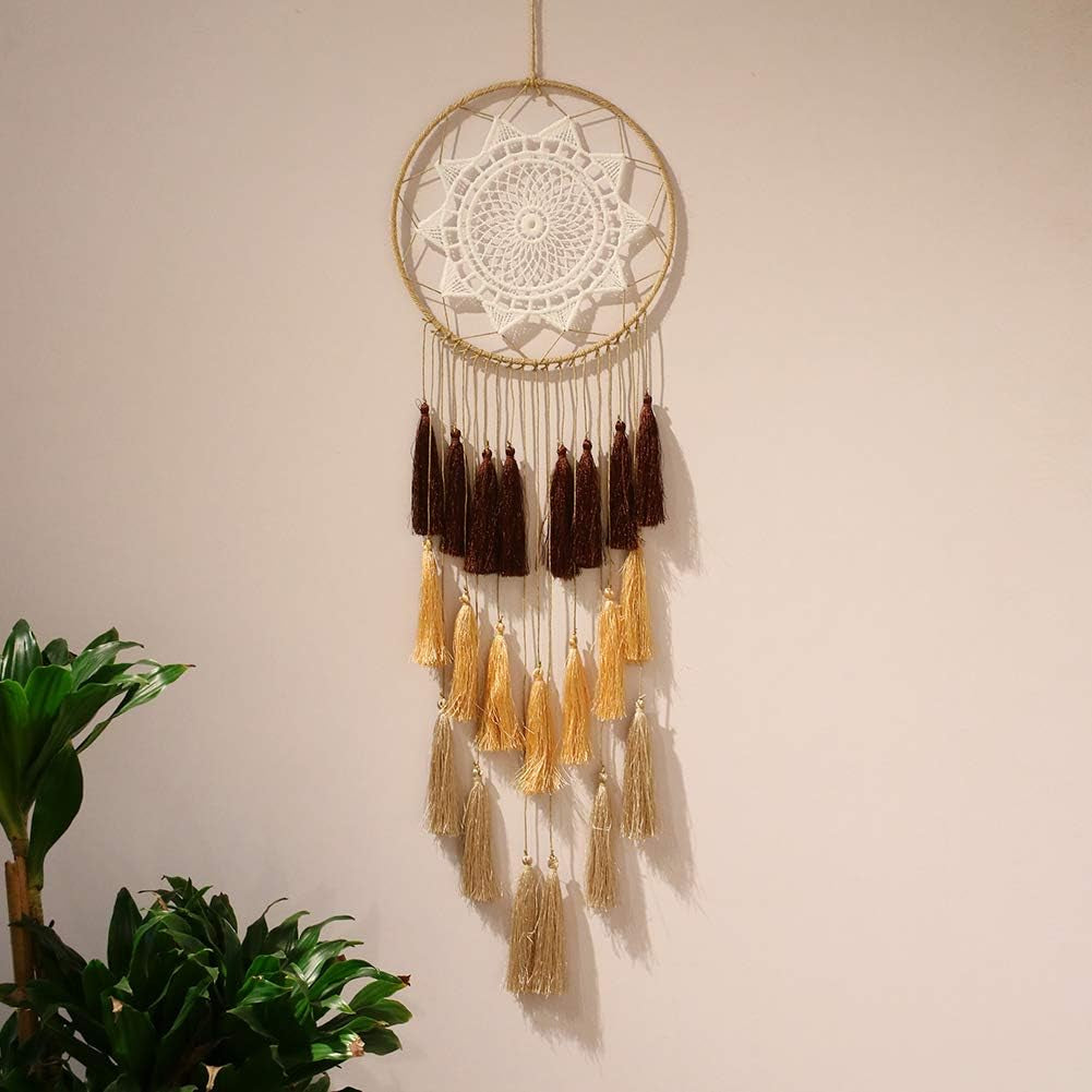 Must Have Brown Tassel Feather Dream Catcher