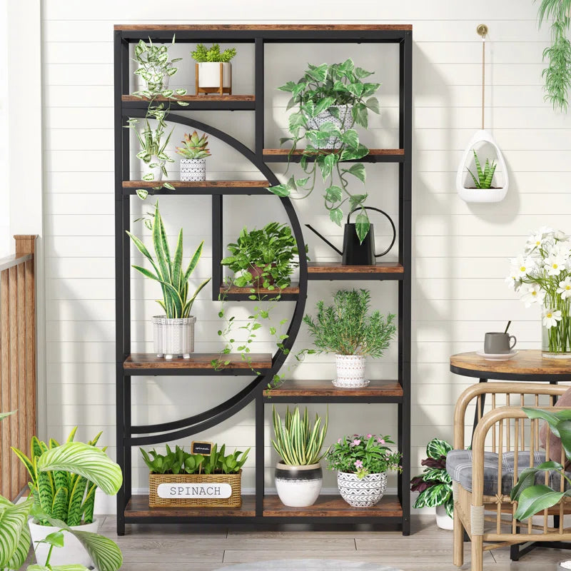 5-Tier Elegant Geometric Design Versatile Shelf