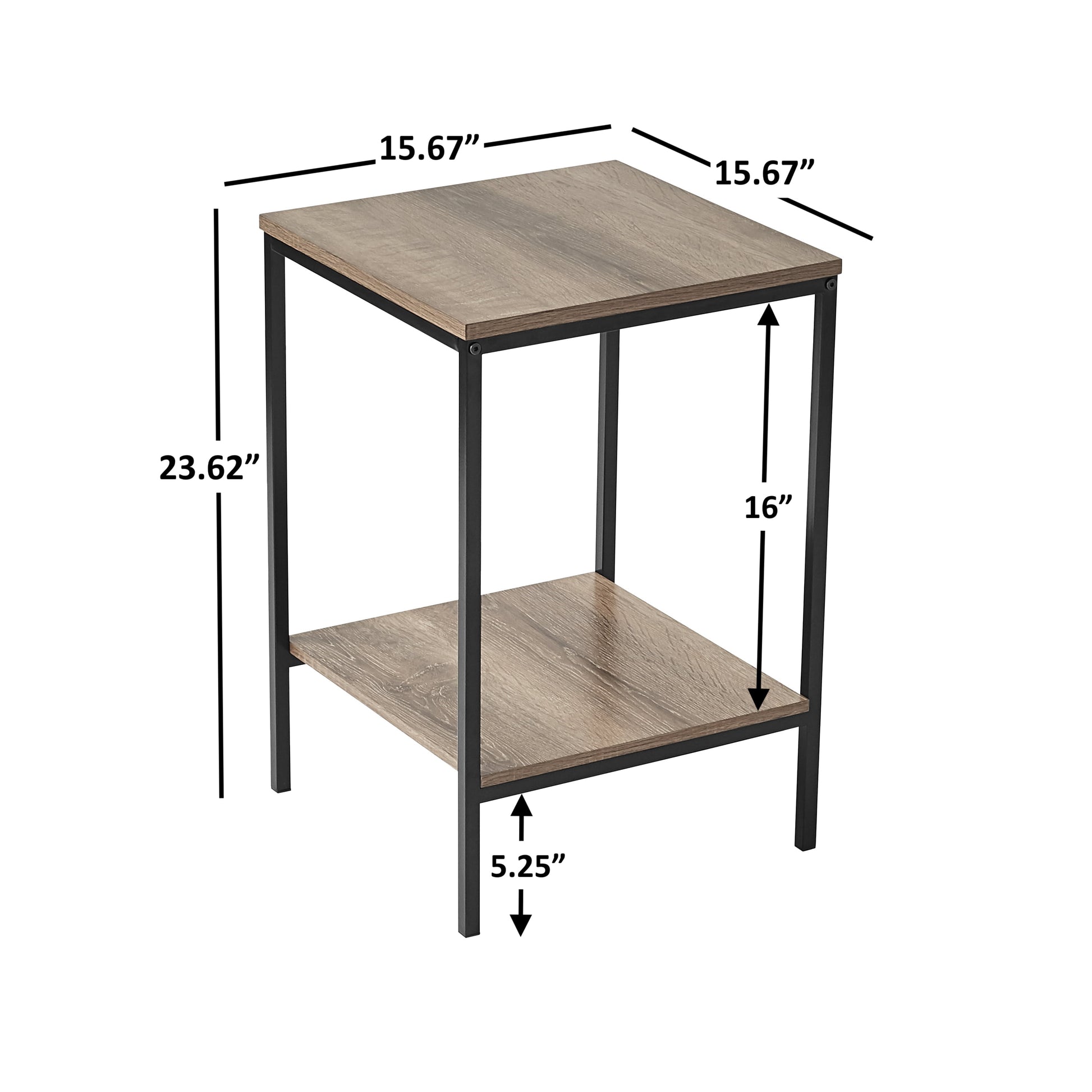 3-Piece Minimalist Style Coffee & End Table Set