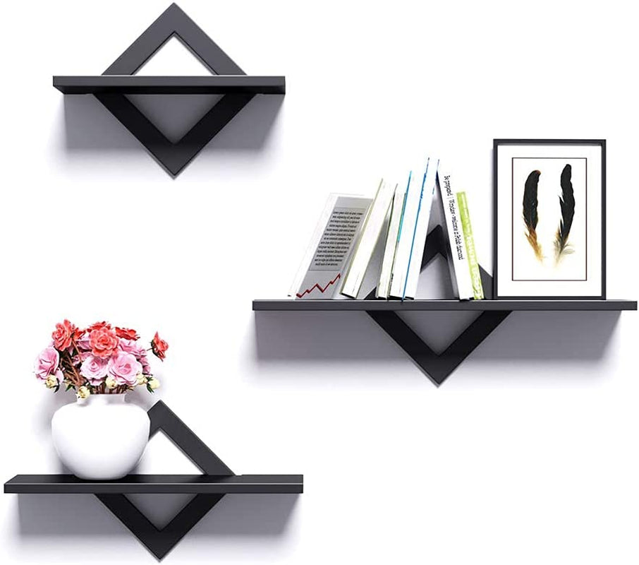 3-Piece Contemporary Modern Style Shelf