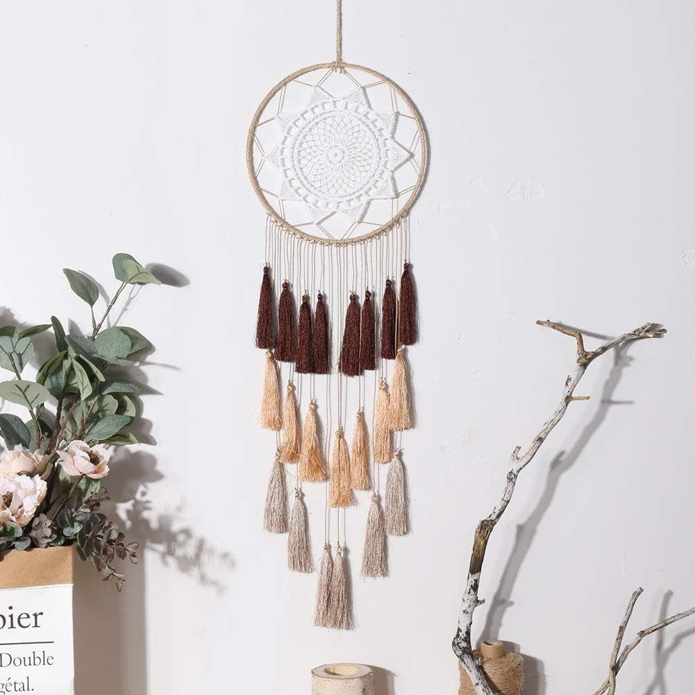 Must Have Brown Tassel Feather Dream Catcher